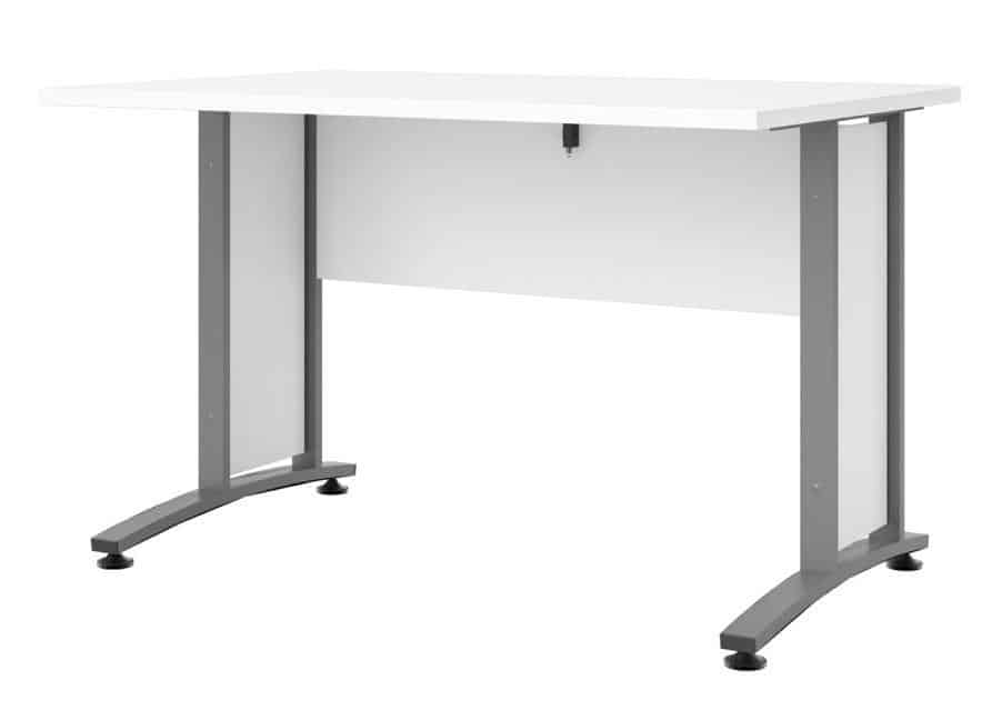 Falco Psací stůl Office 403/437 bílá/silver grey