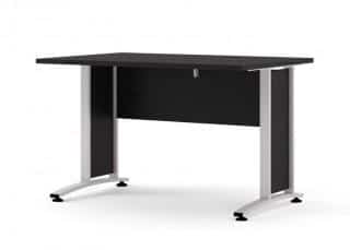 Psací stůl Office 403/437 černá/silver grey