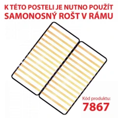 Multifunkční postel 140x200 MICHIGAN dub
