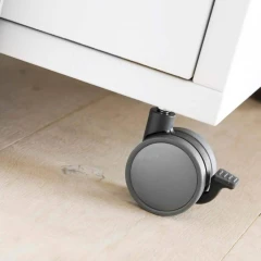 Kontejner na kolečkách Office 419 bílý
