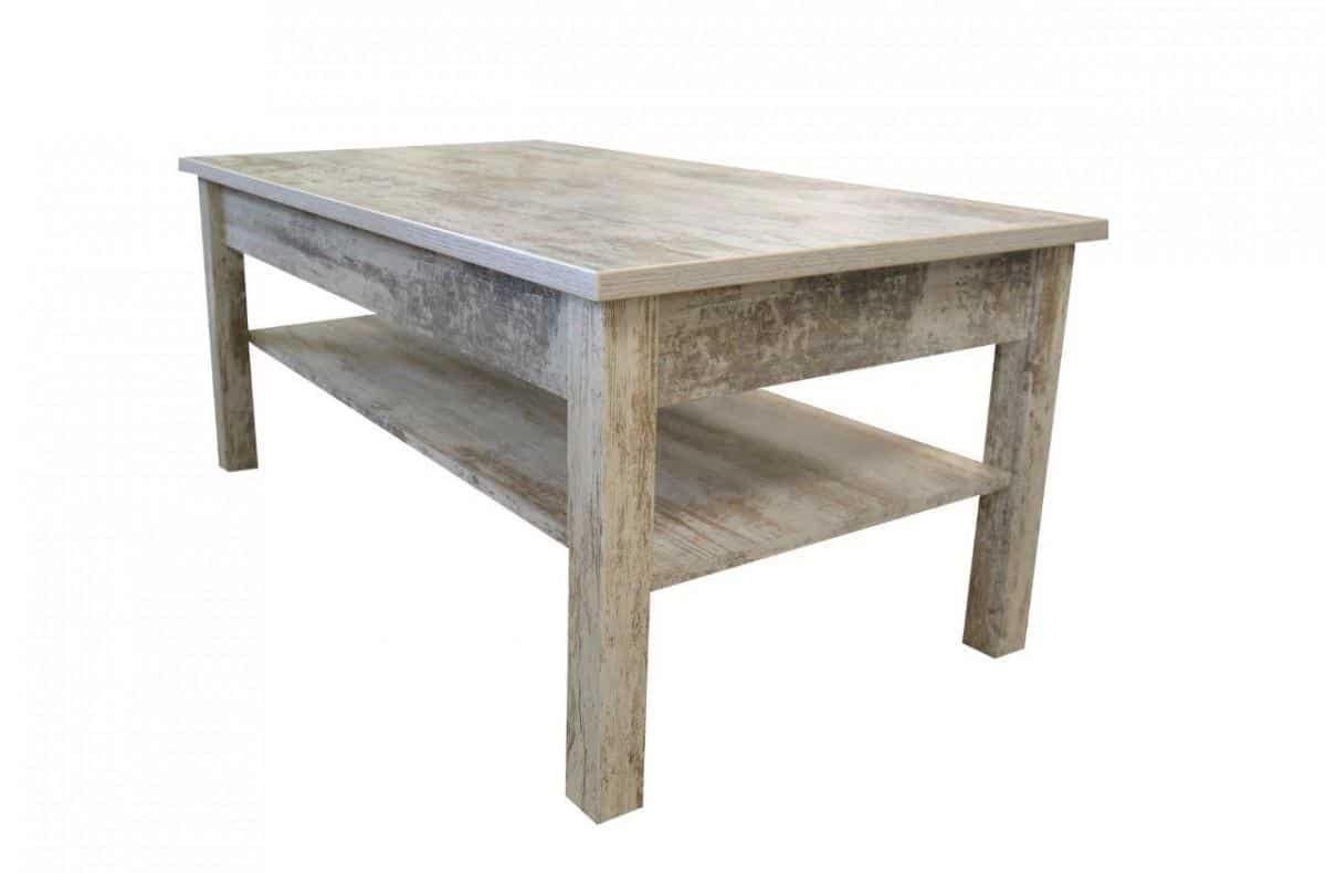 Levně Falco Konferenční stolek Samir R9 bílá borovice