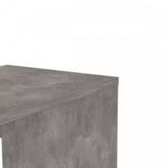 Komoda Simplicity 233 beton/bílý lesk