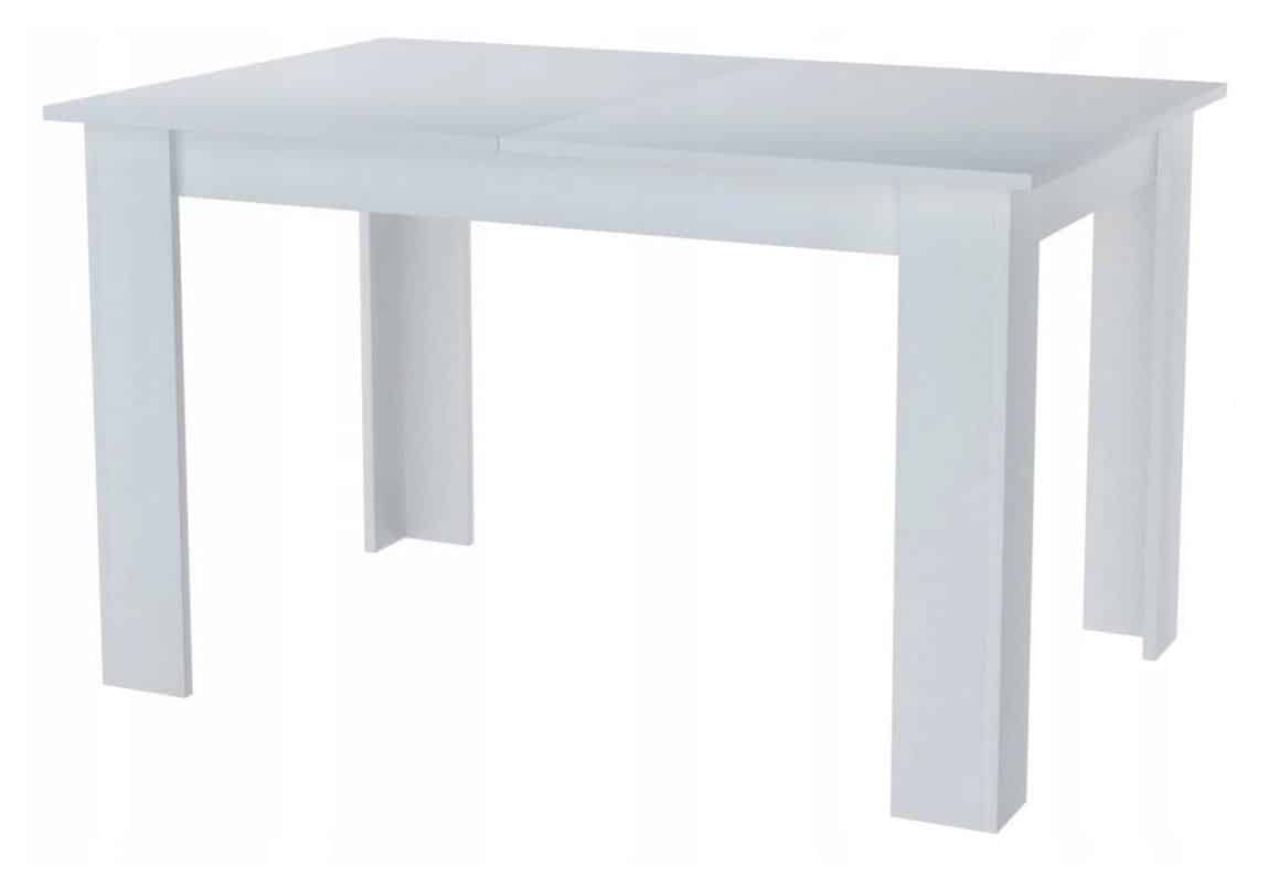 Levně Casarredo Jídelní stůl rozkládací MANGA 120(170)x80 bílá