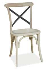 Jídelní dřevěná židle LARS II bílá