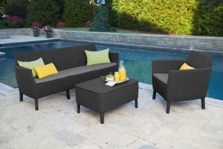 SALEMO 3 seater sofa - grafit