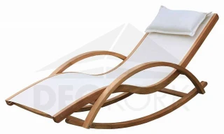 Zahradní lehátko teak CELESTE
