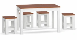 Jídelní židle 2ks CASA 97018 andersen/třešeň