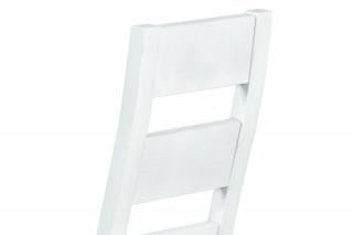 Jídelní židle BC-2603 WT - bílá/potah hnědý