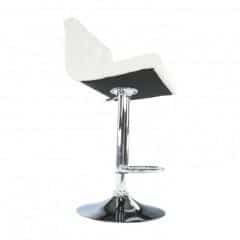 Barová židle KANDY New - ekokůže bílá / chrom č.3