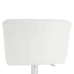Barová židle KANDY New - ekokůže bílá / chrom č.5