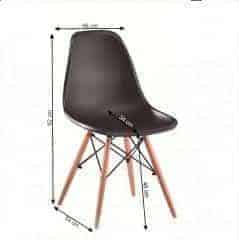 Židle, černá/buk, CINKLA 3 NEW