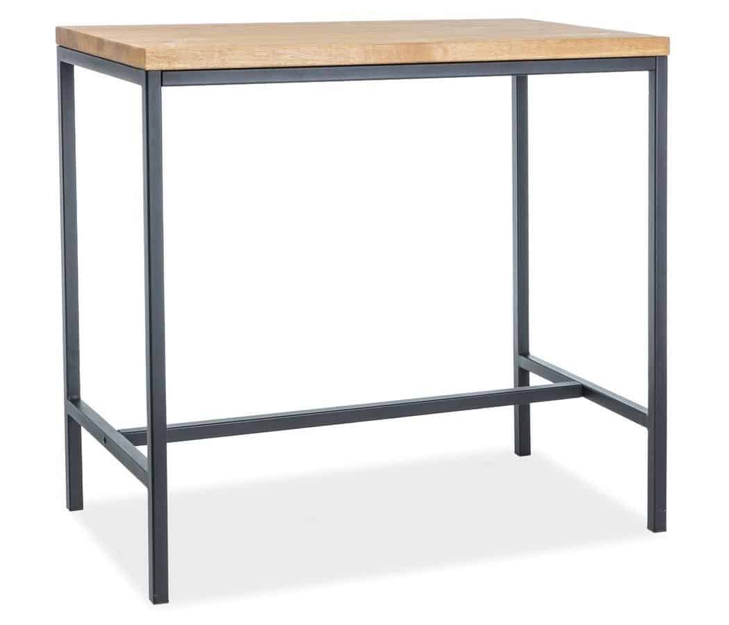 Levně Casarredo Barový stůl METRO dřevo/kov