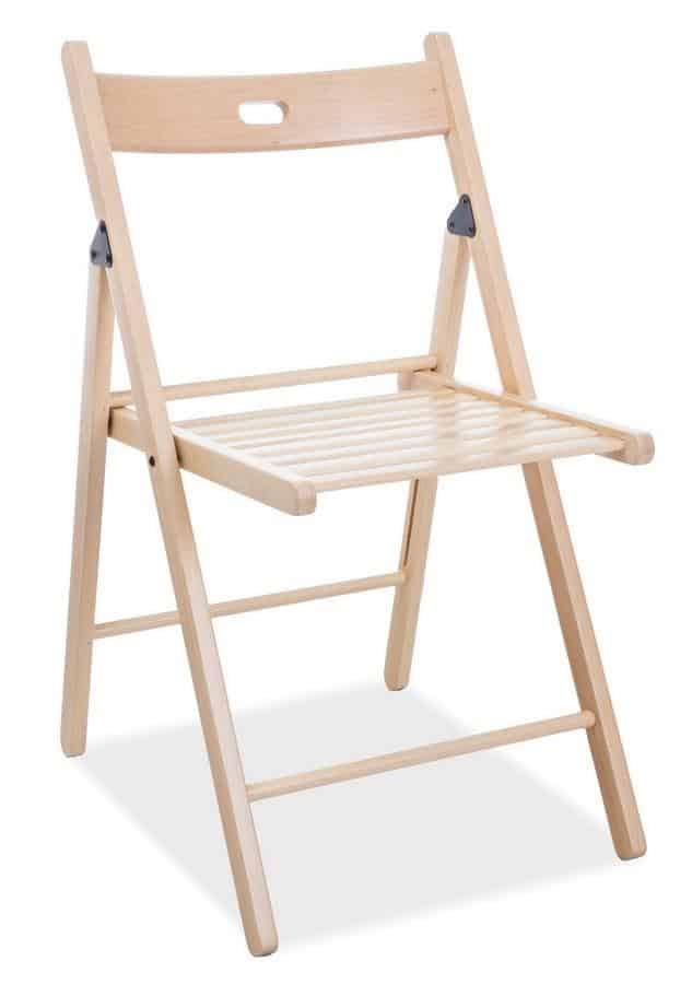 Levně Casarredo Dřevěná skládací židle SMART II natural