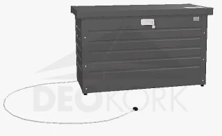 Úložný zamykací box (tmavě šedá metalíza)