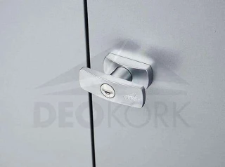 Skříňka na terasu Biohort Romeo L 132 x 87 x 140 (stříbrná metalíza)