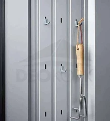Skříňka na terasu Biohort Romeo L 132 x 87 x 140 (stříbrná metalíza)