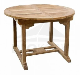 Zahradní oválný stůl SANTIAGO 120/170 cm (teak)