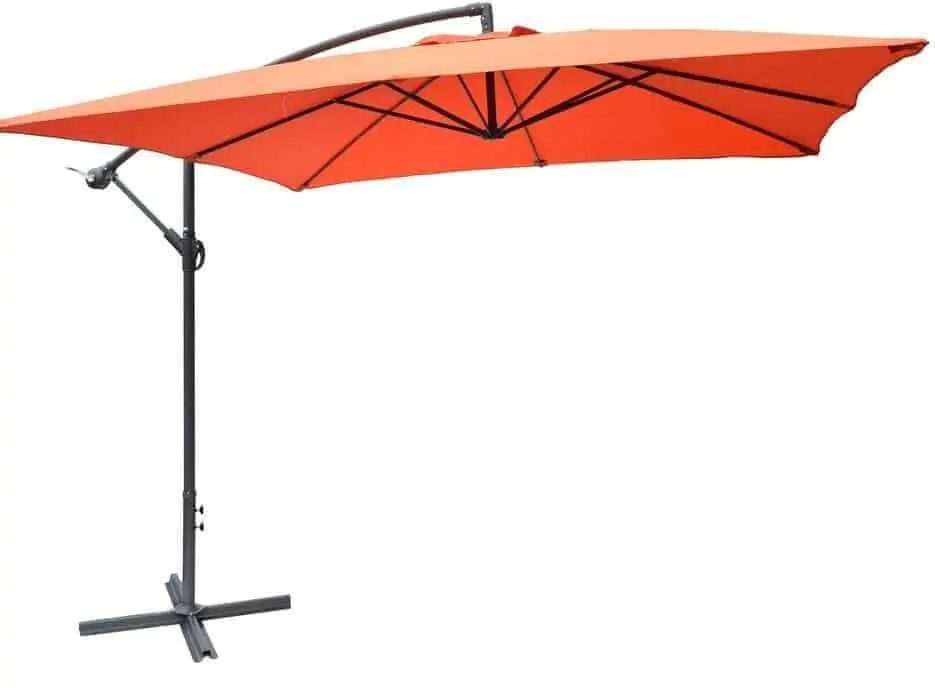 Rojaplast Slunečník kovový NEPROMOKAVÝ 8080 - 270x270cm - terracota