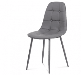 Jídelní židle CT-393 GREY šedá ekokůže č.1