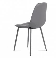 Jídelní židle CT-393 GREY šedá ekokůže č.2