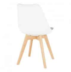 Jídelní židle DAMARA - bílá / zelená č.3