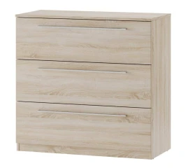Ložnice KARO (postel 180, komoda, 2 stolky) dub sonoma