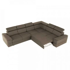 609/5000Sedací souprava, látka šedohnědá Taupe, levá, SEGORIA LUX