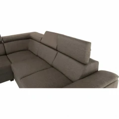 609/5000Sedací souprava, látka šedohnědá Taupe, levá, SEGORIA LUX