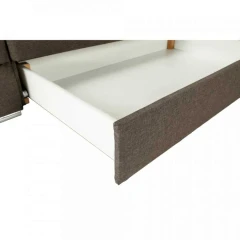 609/5000Sedací souprava, látka šedohnědá Taupe, levá, SEGORIA LUX