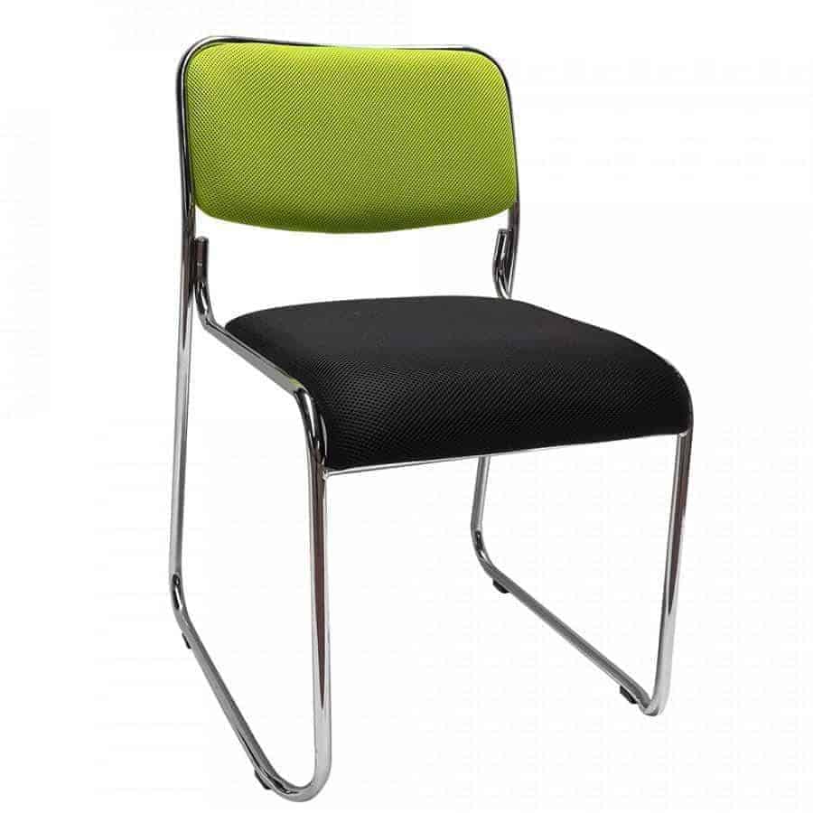 Tempo Kondela Konferenční židle BULUT - zelená/černá + kupón KONDELA10 na okamžitou slevu 3% (kupón uplatníte v košíku)