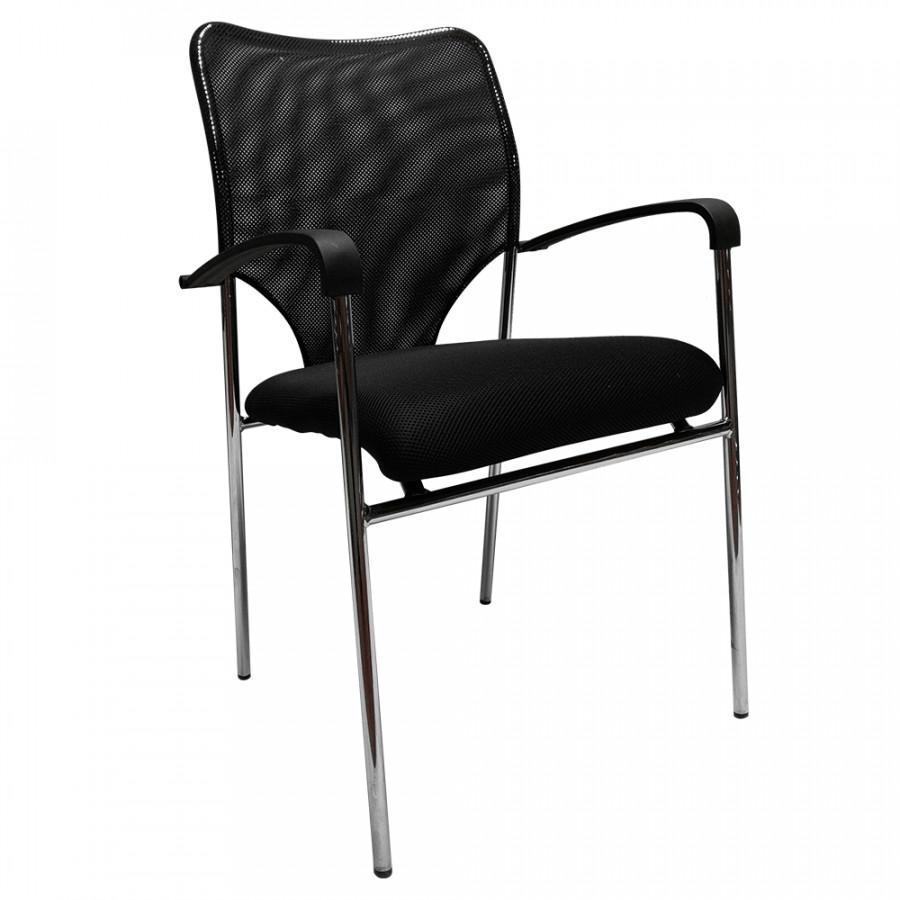 Levně Tempo Kondela Konferenční židle UMUT - černá + kupón KONDELA10 na okamžitou slevu 3% (kupón uplatníte v košíku)