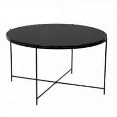 Konferenční stolek KURTIS - sklo/kov