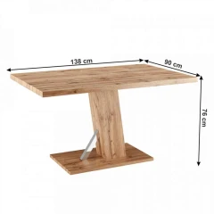 Jídelní stůl, dub wotan, BOLAST Jídelní stůl, dub wotan, BOLAST
