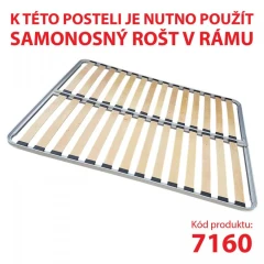 Multifunkční dvoulůžko ALFA 140x200 wenge