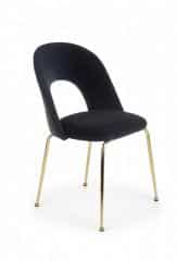 Jídelní židle K385 - černá/zlatá