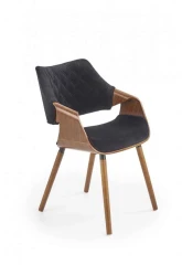 Jídelní židle K396 - černá/ořech