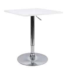 Barový stůl FLORIAN 2 NEW s nastavitelnou výškou - bílá