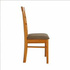 Židle GRID - světlá třešeň/látka béžová č.3