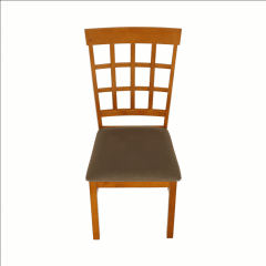Židle GRID - světlá třešeň/látka béžová č.5