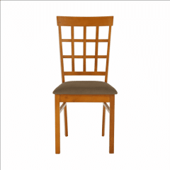 Židle GRID - světlá třešeň/látka béžová č.6