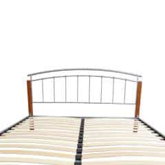 Manželská postel MIRELA olše/kov 140x200 č.4