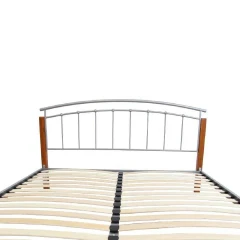 Manželská postel MIRELA olše/kov 180x200 č.4