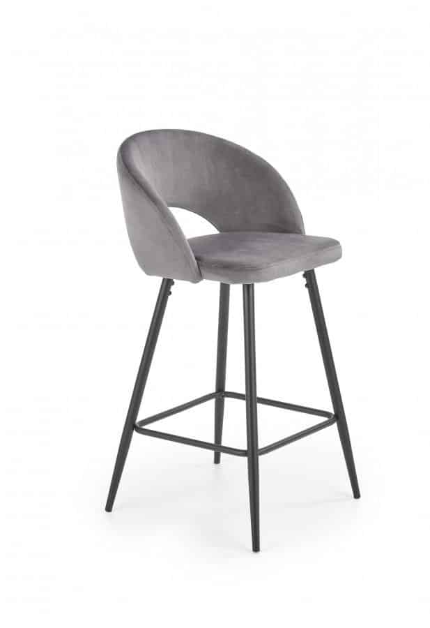 Levně Halmar Barová židle H96 - šedá
