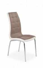 Jídelní židle K186 - cappucino/bílá