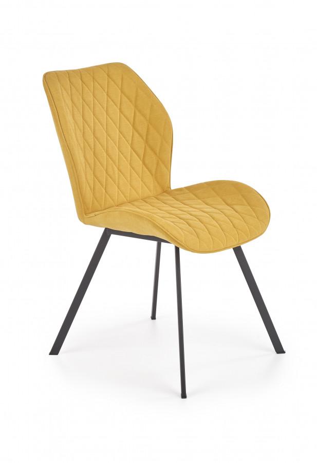 Halmar Jídelní židle K360 - hořčicová