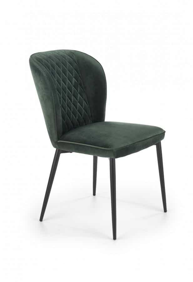 Halmar Jídelní židle K399 - tmavě zelená