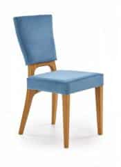 Jídelní židle WENANTY - dub medový/modrá