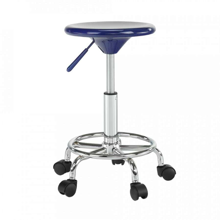 Tempo Kondela Židle MABEL 3 NEW - modrá/chrom + kupón KONDELA10 na okamžitou slevu 3% (kupón uplatníte v košíku)