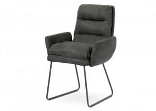 Jídelní židle Berlin GREY3 - šedá látka č.1