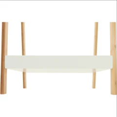 Regál REGO 2 - bambus lakovaný / bílá č.7